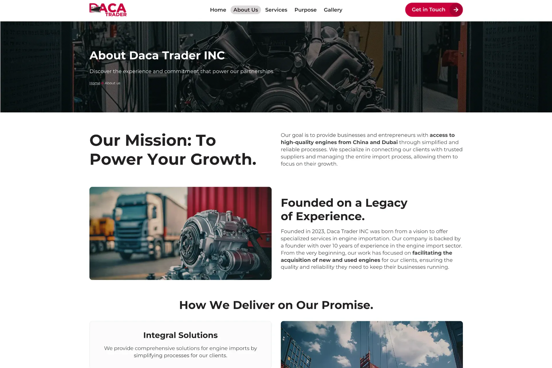Vista de escritorio de Daca Trader